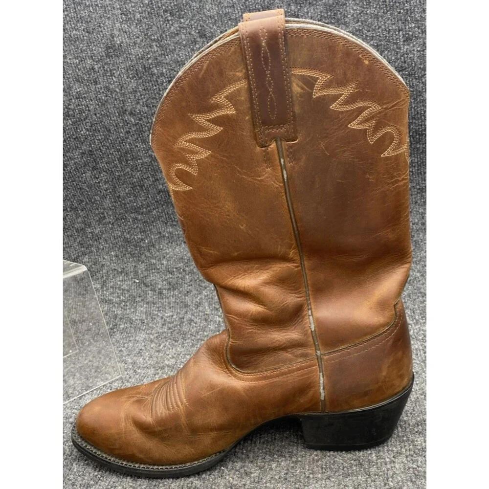 Ariat Sedona Cowboy Boots 10.5 EE Brown Leather Western Roper Rancher 34625
